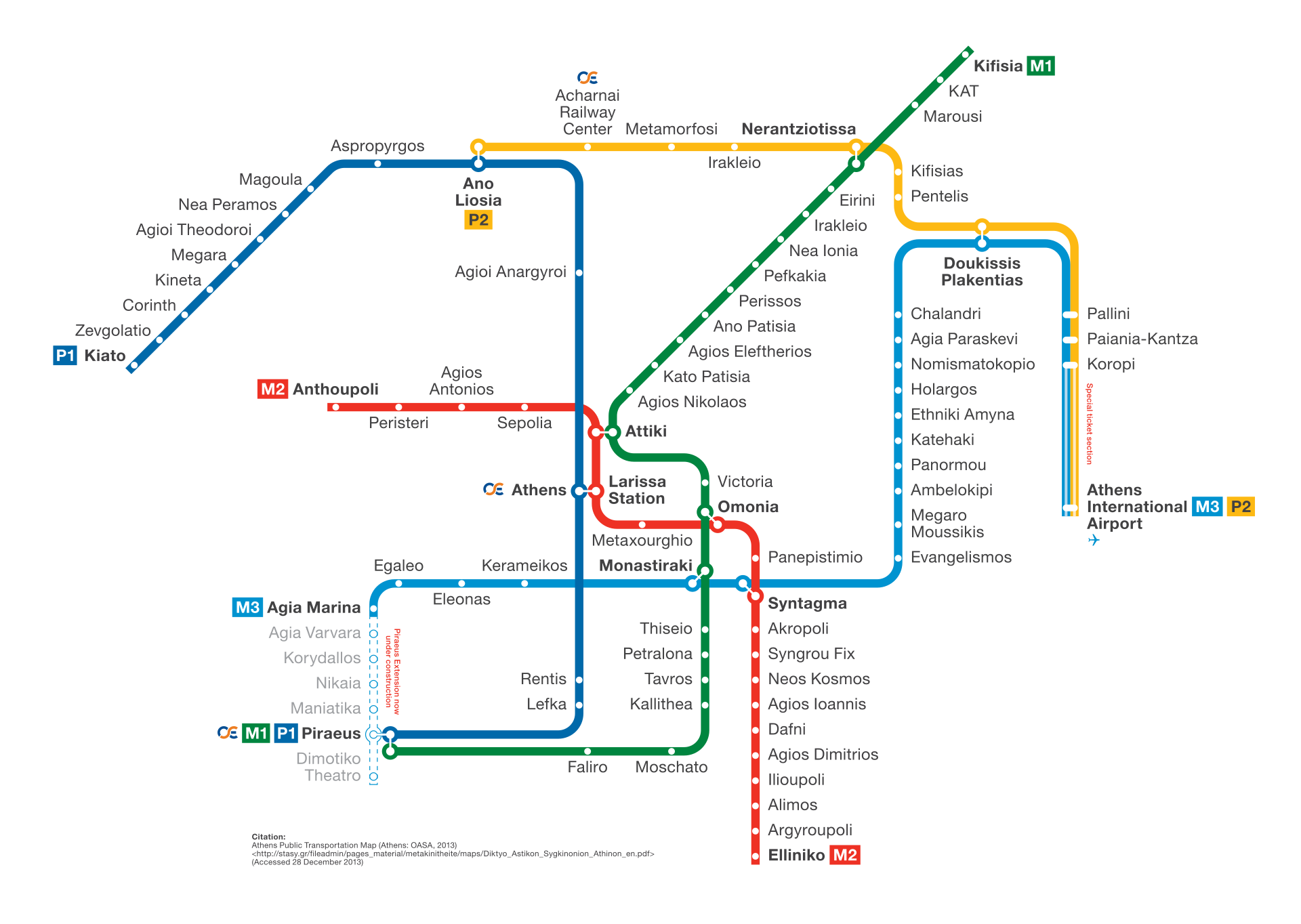 Ateenan Metrokartta Lomalista fi